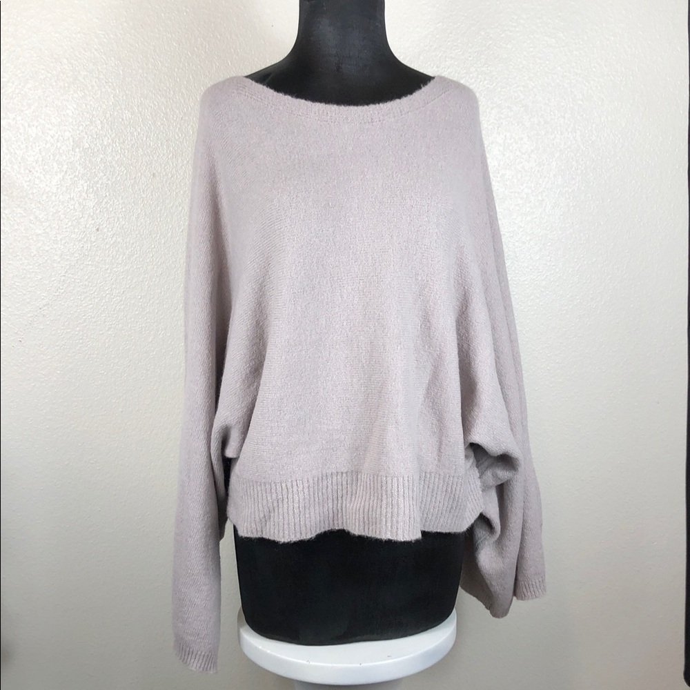 J. Roberts Sweater Wool Mohair Blend Boatneck Size S/M